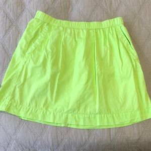 Gap-neon elastic waist skirt w/ pockets, small